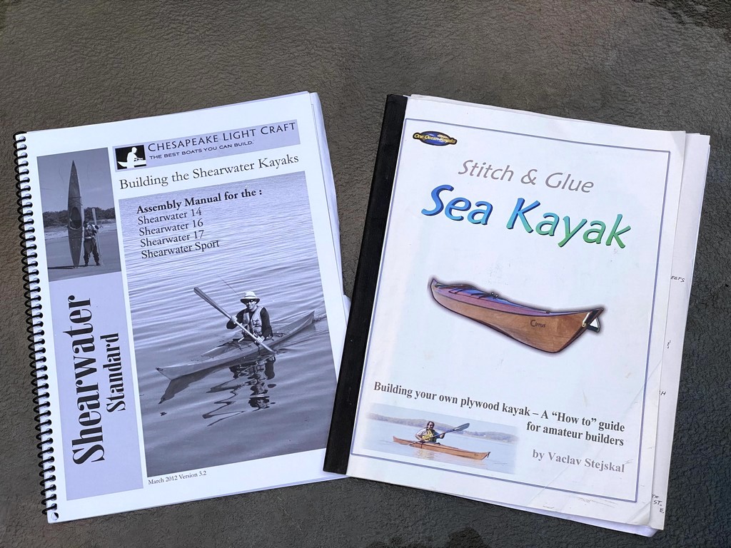 photo of kayak build manuals